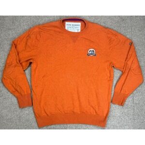 Tom Morris The Open Championship The Old Course 2015 Orange Men Sweater Size XXL